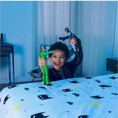 Muñeco Dc Comics Acertijo The Riddler Batman Bat Tech 30 Cm