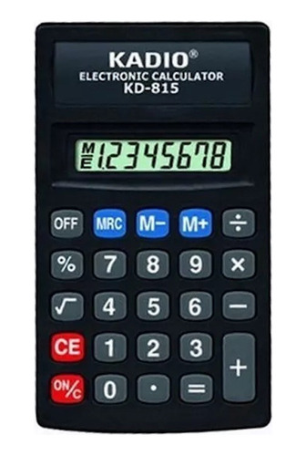 Calculadora Kadio Kd-815 8 Dígitos Portable Bolsillo 