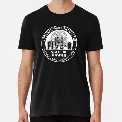 Remera Hawaii Five-0 Emblema Algodon Premium