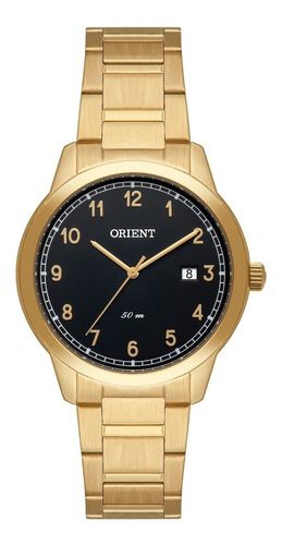 Relógio Orient Feminino Fgss1181 P2kx Dourado Preto