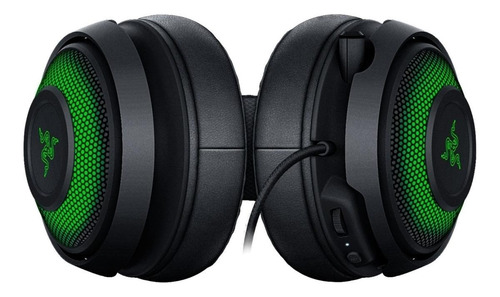 Imagen 3 de 3 de Audífonos gamer Razer Kraken Ultimate negro con luz rgb