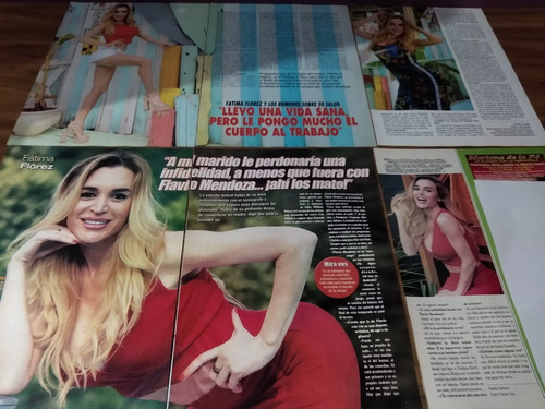 (as025) Fatima Florez * Recortes Revistas Clippings (Usado)