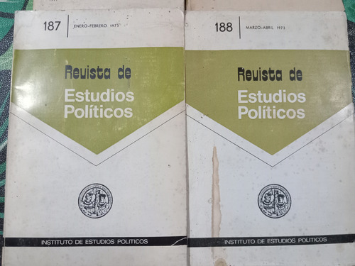 Revista De Estudios Políticos X 9 Fraga Iribarne Schimitt (Usado)