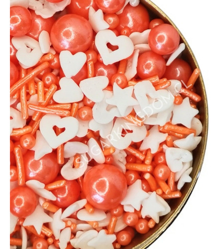 Sprinkles Comestibles Corazones 3d Hearts 80gr Repostería