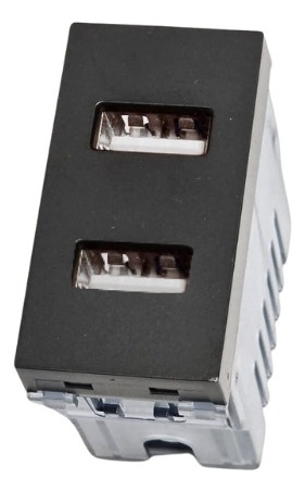 Modulo Toma Usb Doble Tipo A Stanford Linea 79 Y 89 Sec