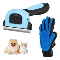 Comprar Cepillo Y Guantes Removedores De Pelo Para Perros Gatos,
