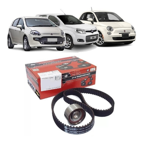 Kit Tensor E Correia Gates Doblo 1.4 8v Fire 11/2008 A 2019