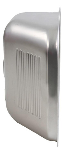 10 Tanque Inox 40x40x22 Aço 304 Fosco Cozinha As Atacado Kit Cinza