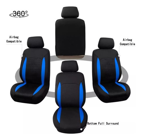 Asientos Combinados Azul Audi Tt 02/03 2.5l