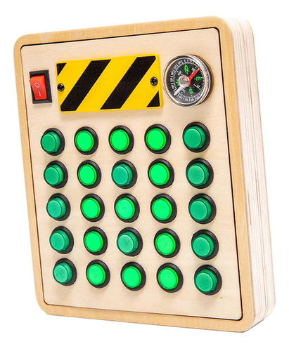 Botón De Interruptor Led Educativo Para Guardería,