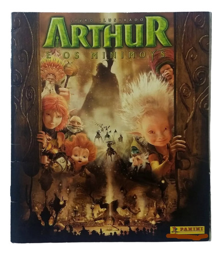 Álbum Figurinhas Arthur E Os Minimoys Vazio Versão Cortesia