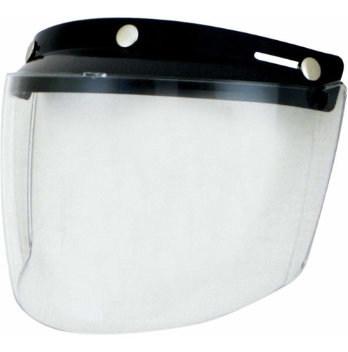 Visor Abatible Afx De Tres Broches, Talla Única Transparente