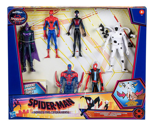 Spider-man Acros The Spiderverse Set 6 Figuras Ultimate 