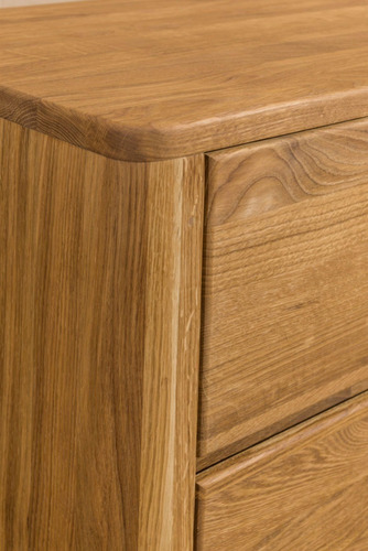 Imagen 6 de 9 de Cómoda En Madera Natural 100% Maciza Roble Ref: Maciza56