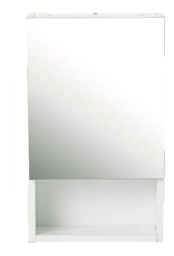 Imagen 5 de 8 de Botiquín Baño Amube Trento 30 X 50 Cm Blanco 1 Estante