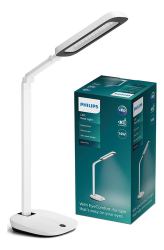 Lámpara Philips Robotplus, Lámpara Led De Mesa, Panel Táctil