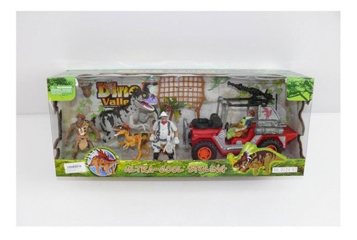 Set Valle Dinosaurio C/ Jeep 823562E.normal