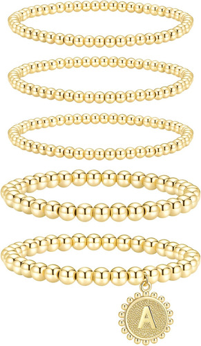 Adoyi Pulseras De Oro Para Mujer, Conjuntos De Pulseras De C