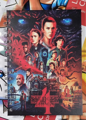 Libro Colorear Stranger Things Incluye Stickers 15 X 22