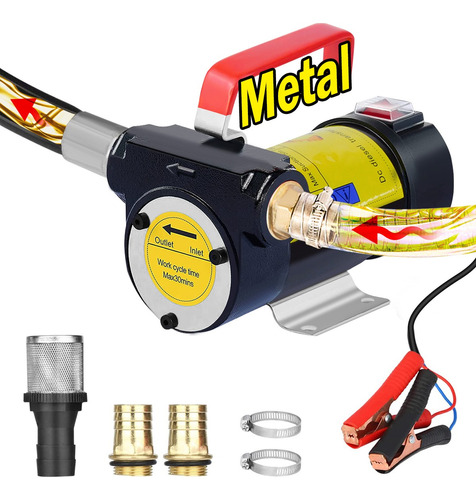 Bomba Transferencia Combustible Diesel Aceite Portátil 12v