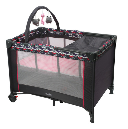 Cuna Pack & Play Bebesit Rosa Rosa Liso