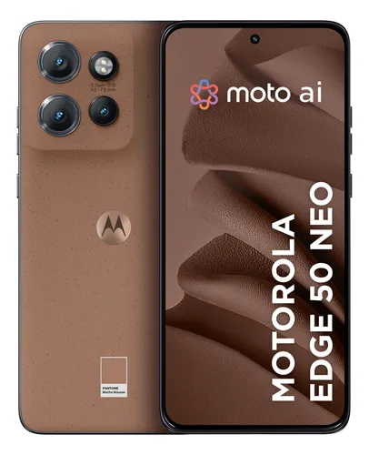 Smartphone Motorola Edge 50 Neo 5g - 256gb 16gb (8gb Ram+8gb Ram Boost) 50mp Sony Camera Moto Ai Ultrarresistencia Militar - Mocha Mousse