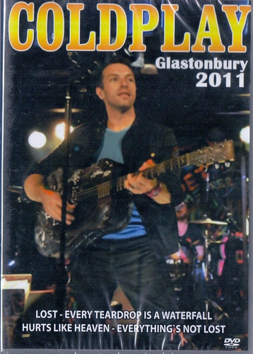 Dvd Coldplay - Glastonbury 2011 - Lacrado