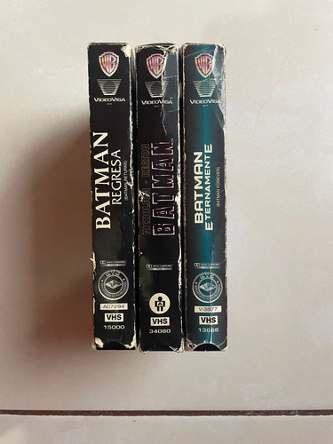 Películas Batman Vhs Trilogía (Usado)