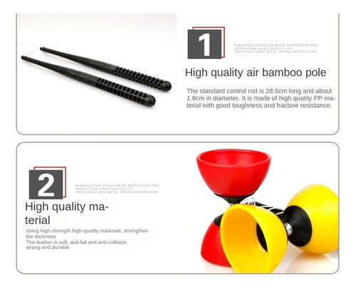 /y Juego Diábolos Yoyo Chino Con Tres Rodamientos, Color