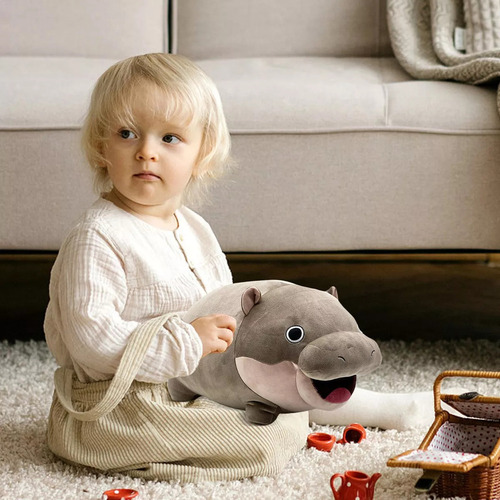 Sldd Juguete De Peluche De Hipopótamo Muñeca De Hipopótamo