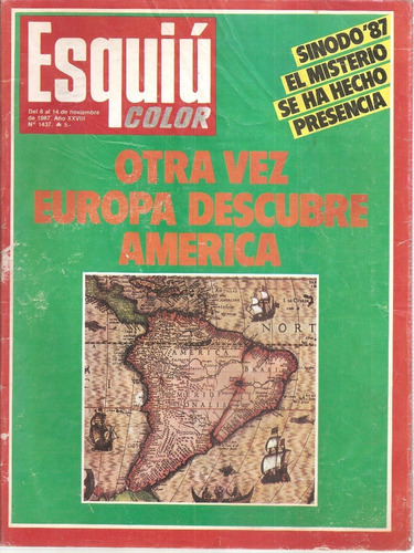 Revista Esquiu Color Nº 1437 Noviembre 1987