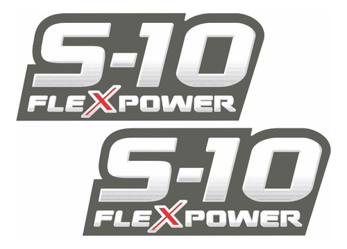 Adesivo Chevrolet S10 Rodeio 2011 Flexpower 10031 Flex Power