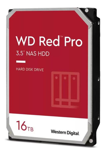 Disco Duro 3.5  Wd Red 16tb Sata 3 7200 Rpm 512mb - Nas