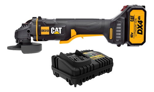 Imagen 2 de 5 de Amoladora Angular 115mm Brushless 18v Cat Caterpillar Dx31b