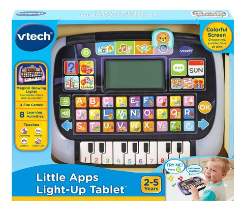 Vtech Kids Tableta De Aprendizaje Interactiva Luz Y Sonidos