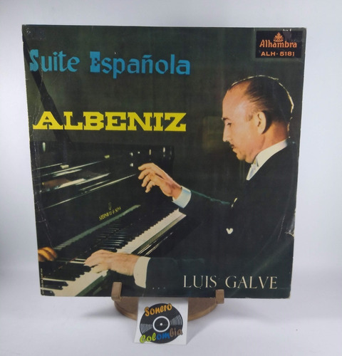 Lp Vinyl Albeniz  Luis Galve Suite Española Sonero Colombia