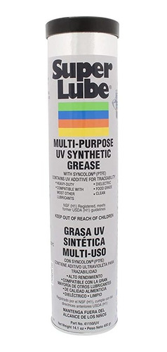 Super Lube 41150/uv Grasa Sintetica Uv  Nlgi 2   Cartucho D