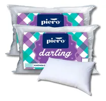 Comprar Pack 2 Almohadas Piero Darling 70x40 Fibra Lavable 