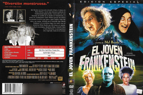 El Joven Frankenstein Dvd Mel Brooks Gene Wilder Mar Feldman