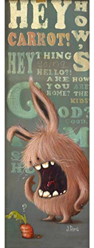 Heye Zozoville: Conejo Con Zanahoria, Puzzle, 100 Piezas,