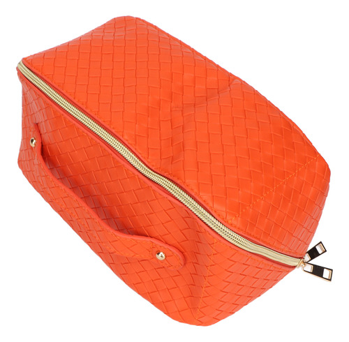 Bolsa De Cosméticos, Maquillaje, Viaje, Piel Sintética, Gran