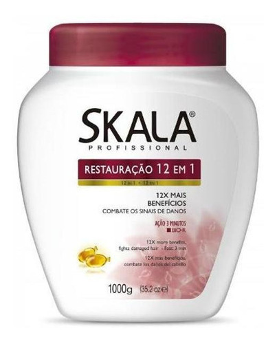 Creme Tratamento Skala Restauração 12 Em 1 - 1000g