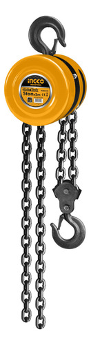 Aparejo De Cadenas 5 Toneladas 3 Mt Ingco Hcbk0105