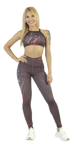 Conjunto Calza + Top Scratch Push Up