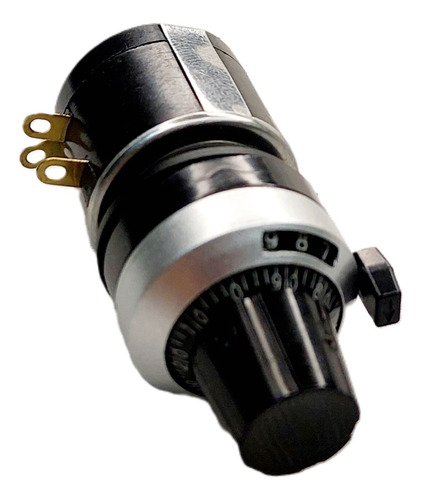 Potenciômetro Linear 10k Tipo B 10 Voltas Wxd534 Com Knob