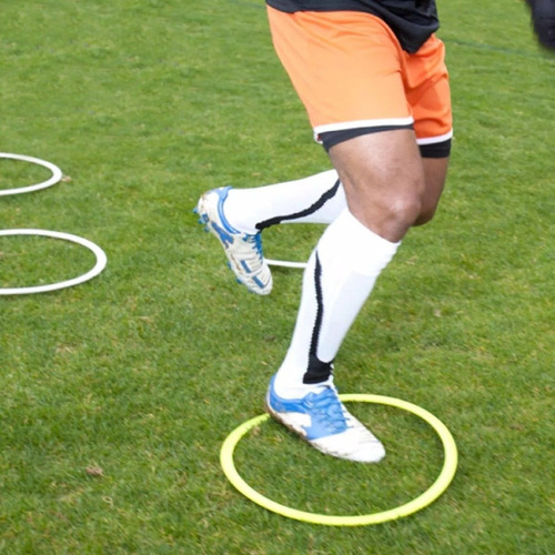Imagen 2 de 6 de Aro Deportivo 60cm Entrenamiento Coordinación Fútbol El Rey