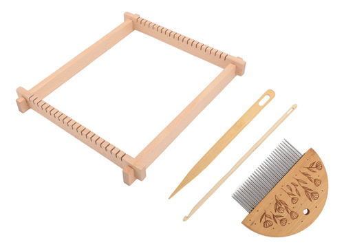 Kit De Telar Para Manualidades, Minimáquina De Madera, 11 X