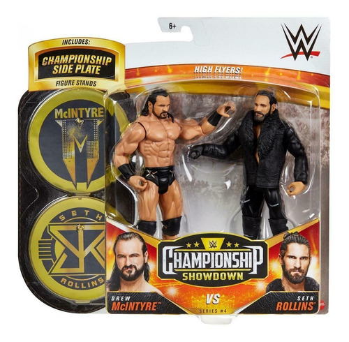Imagen 1 de 1 de Wwe Mattel Drew Mcintyre Vs. Seth Rollins Championship Showd