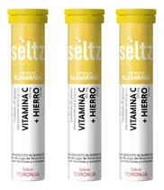 Comprar Hierro + Vitamina C Seltz 3 Pack Tabletas Efervescentes