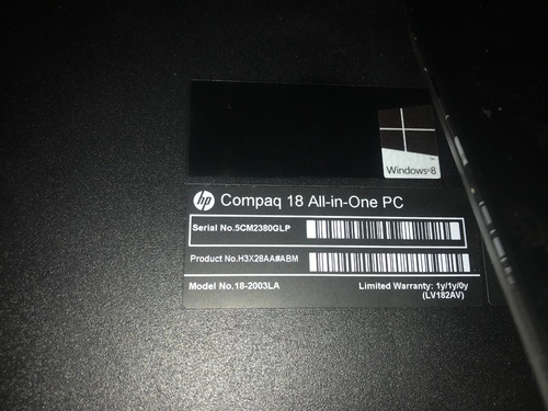 Computadora Compaq 18 All In One Pc